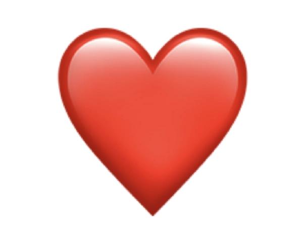 Red Heart Emoji Copy And Paste - ️ (U+E022)