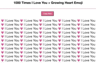 1000 i love you