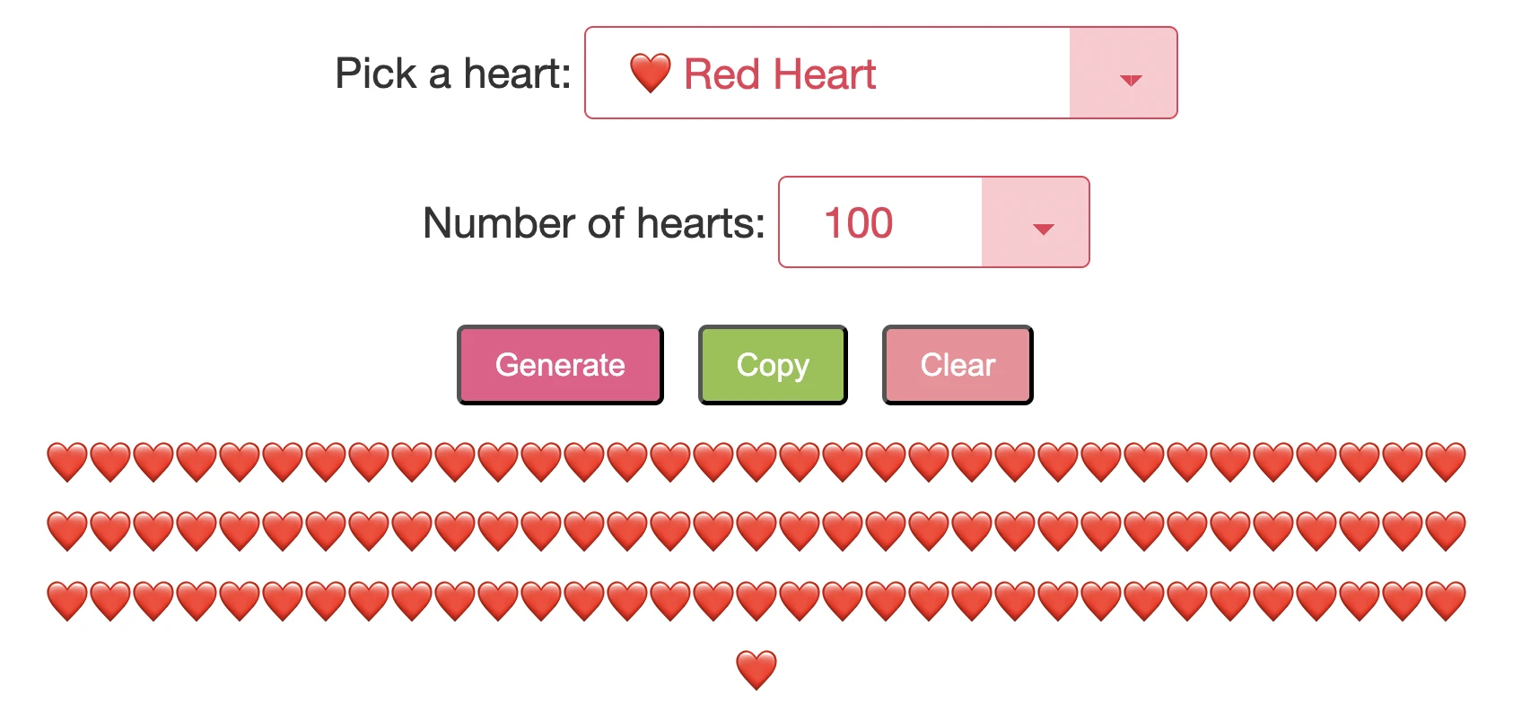 100 Heart Emojis Copy And Paste - ️ 💜 💙 💛 💚 🧡 🤎