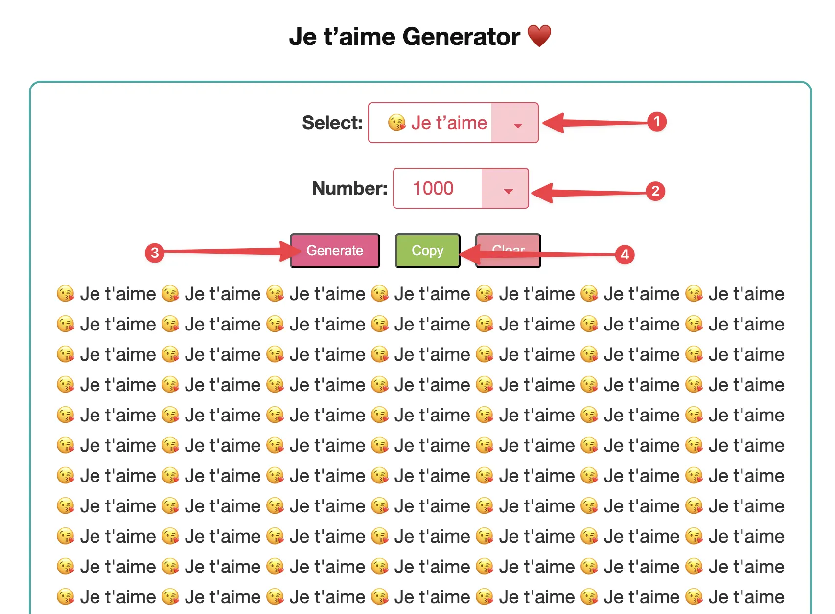 Je t’aime