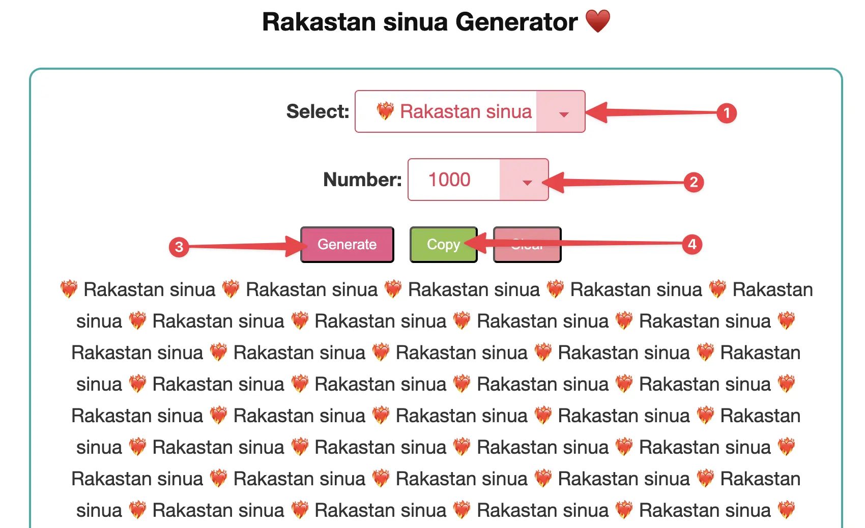 Rakastan sinua