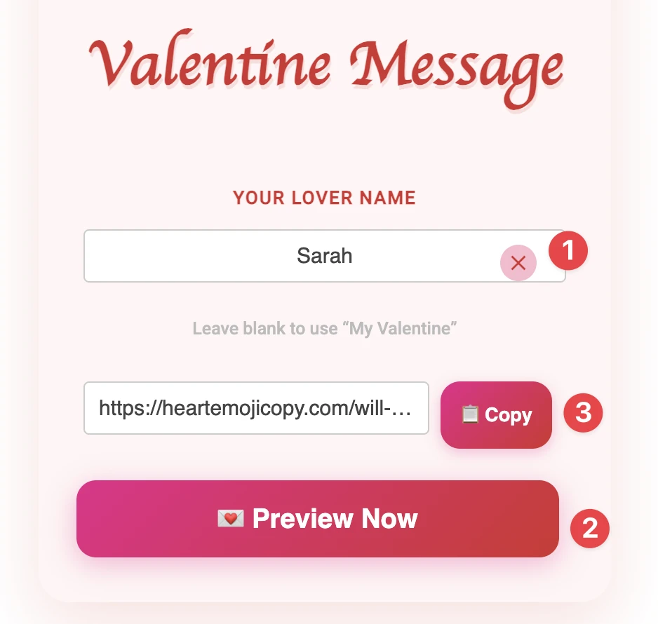 Will You Be My Valentine